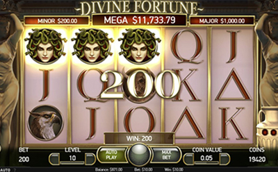 Bonus igra Divine Fortune slota