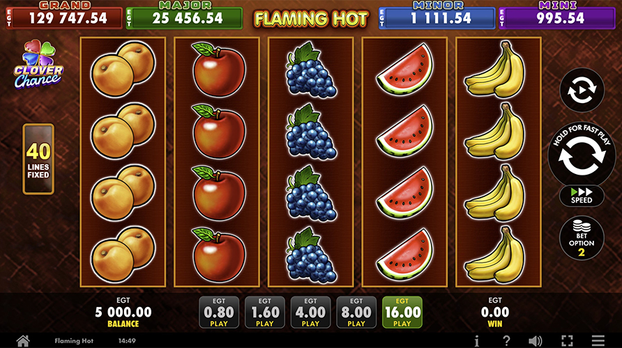 Besplatno igraj Flaming Hot online