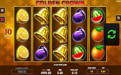 20 Golden Crown Online Slot na 22Bet casino stranici