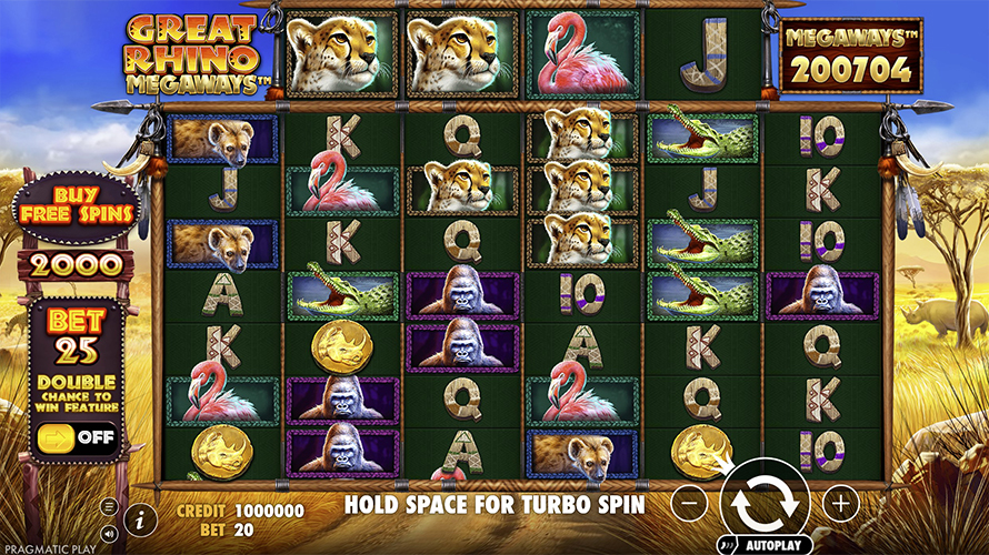 Besplatno igraj Great Rhino Megaways online