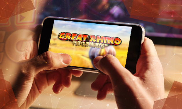 Great Rhino Megaways online casino igra na mobilnom uređaju
