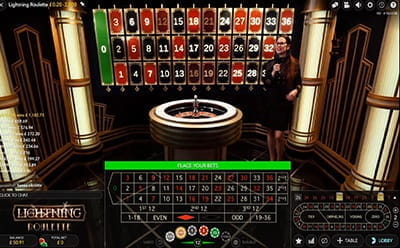 Lightning Roulette casino igra uživo