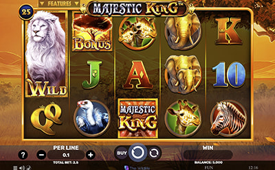 The Majestic King Online Slot at OlyBet