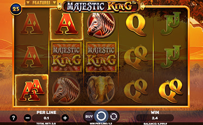 Majestic King Online Slot na Revolution Casino stranici