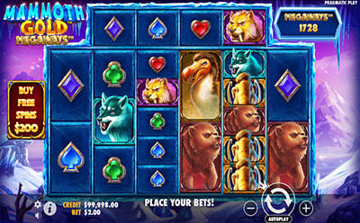 Mammoth Gold Megaways slot na PSK casino stranici