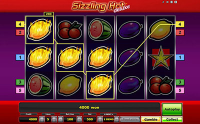 Sizzling Hot Deluxe online slot u Vulkan Vegas casinu