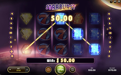 Starburst slot bonus igra