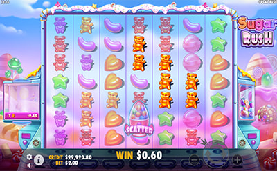 Sugar Rush slot množitelj