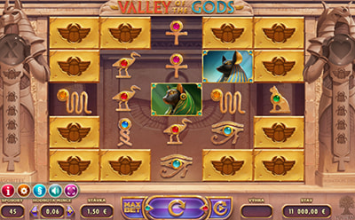 Valley of the Gods Online Slot na Revolution Casino stranici