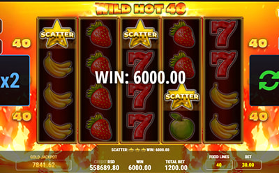 Wild Hot 40 slot besplatne vrtnje