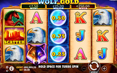 Wolf Gold online slot u Mozzart casinu